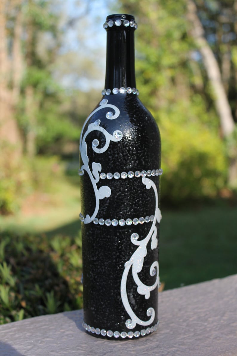 Black Magic Wine Bottle