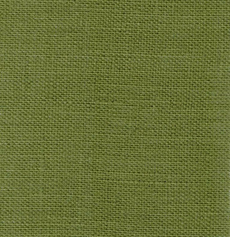 Moss Green Linen Fabric Linen for Dresses Linen for Napkins Linen for Tablecloth Stonewashed 100% Linen Fabric Fabric by the Yard image 4