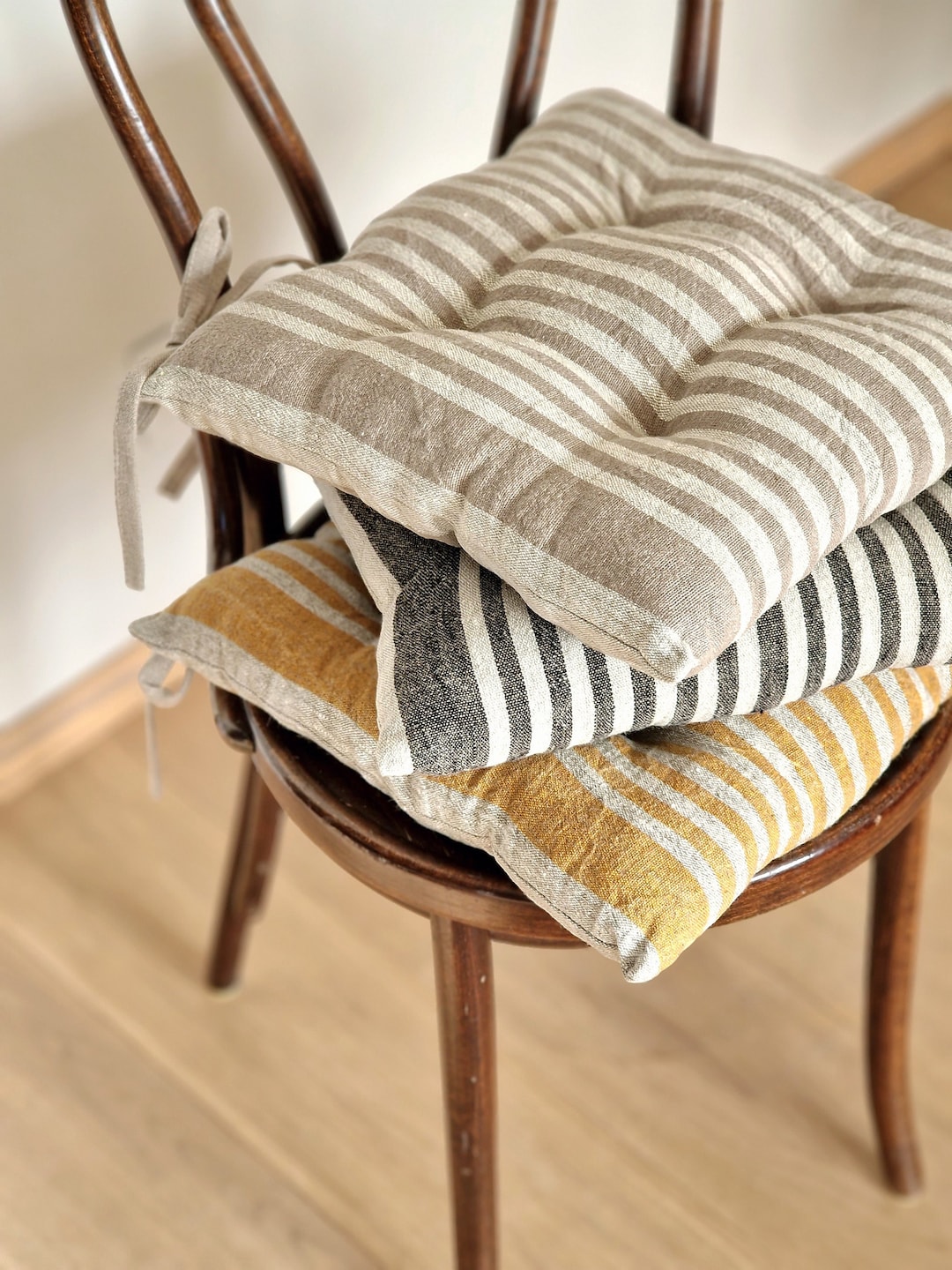 Linen seat pads new arrivals