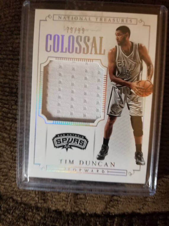 tim duncan signed jersey