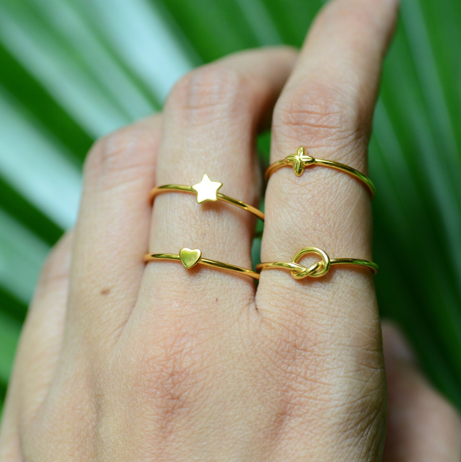 Gold Heart Ring Gold Promise Ring Gold Unique Jewelry Etsy