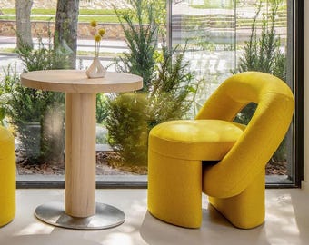 Poltrona minimalista, mobili moderni, design contemporaneo per la casa e il soggiorno