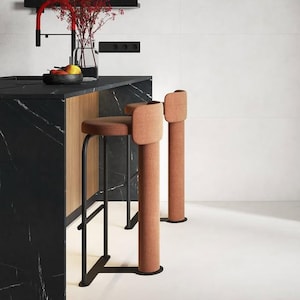 Modern Minimalist Bar Stool: Custom Kitchen Island Seating - Fox