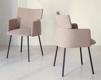Sculptural Modern Dining Chair: Geometric Accent Furniture - Axe