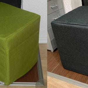 Stool cover for cube stool