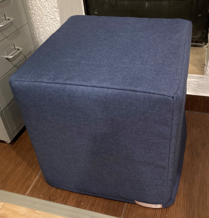 Housse pour tabouret Solsta Pällbo d'IKEA Dunkelblau