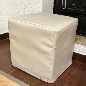 Housse pour tabouret Solsta Pällbo d'IKEA Hellbeige