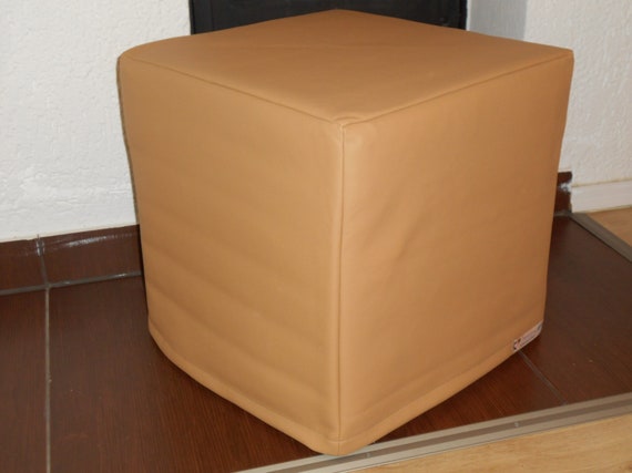Faux leather cover for Solsta Pällbo stool from IKEA