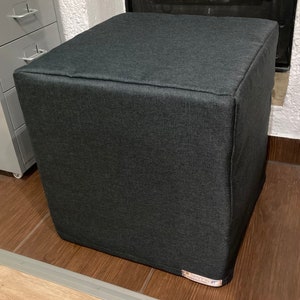 Housse pour tabouret Solsta Pällbo d'IKEA Anthrazit