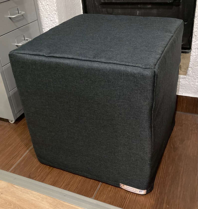 Housse pour tabouret Solsta Pällbo d'IKEA Anthrazit