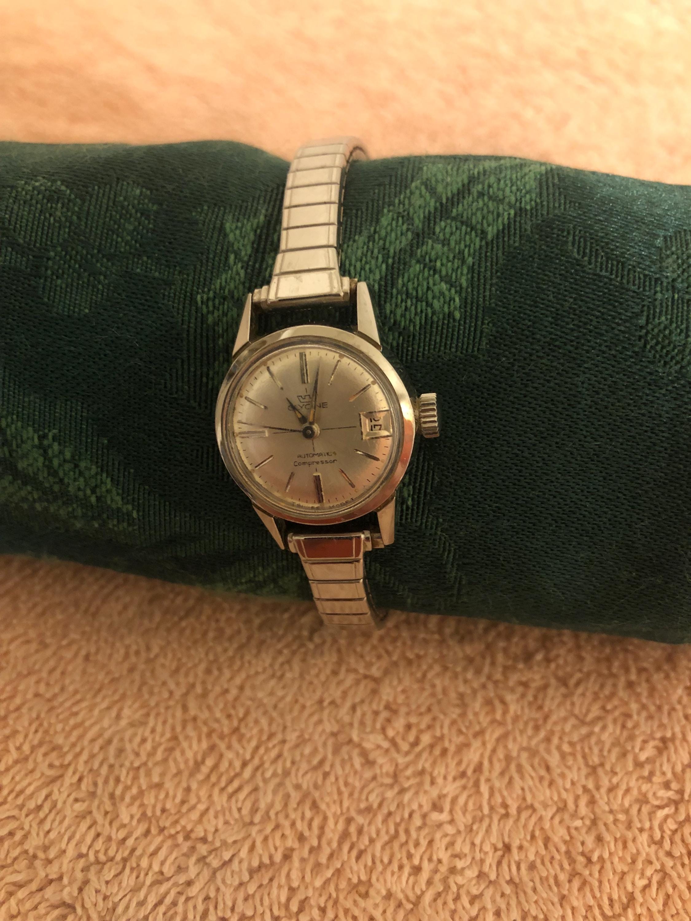 Vintage 1950’s Glycine Automatic Compressor Women’s Wristwatch WORKS Vintage 1950 main image 4