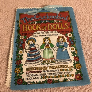 Vintage The Cuckoobird Pat Albeck Book of Dolls Sewing Kit Made in England