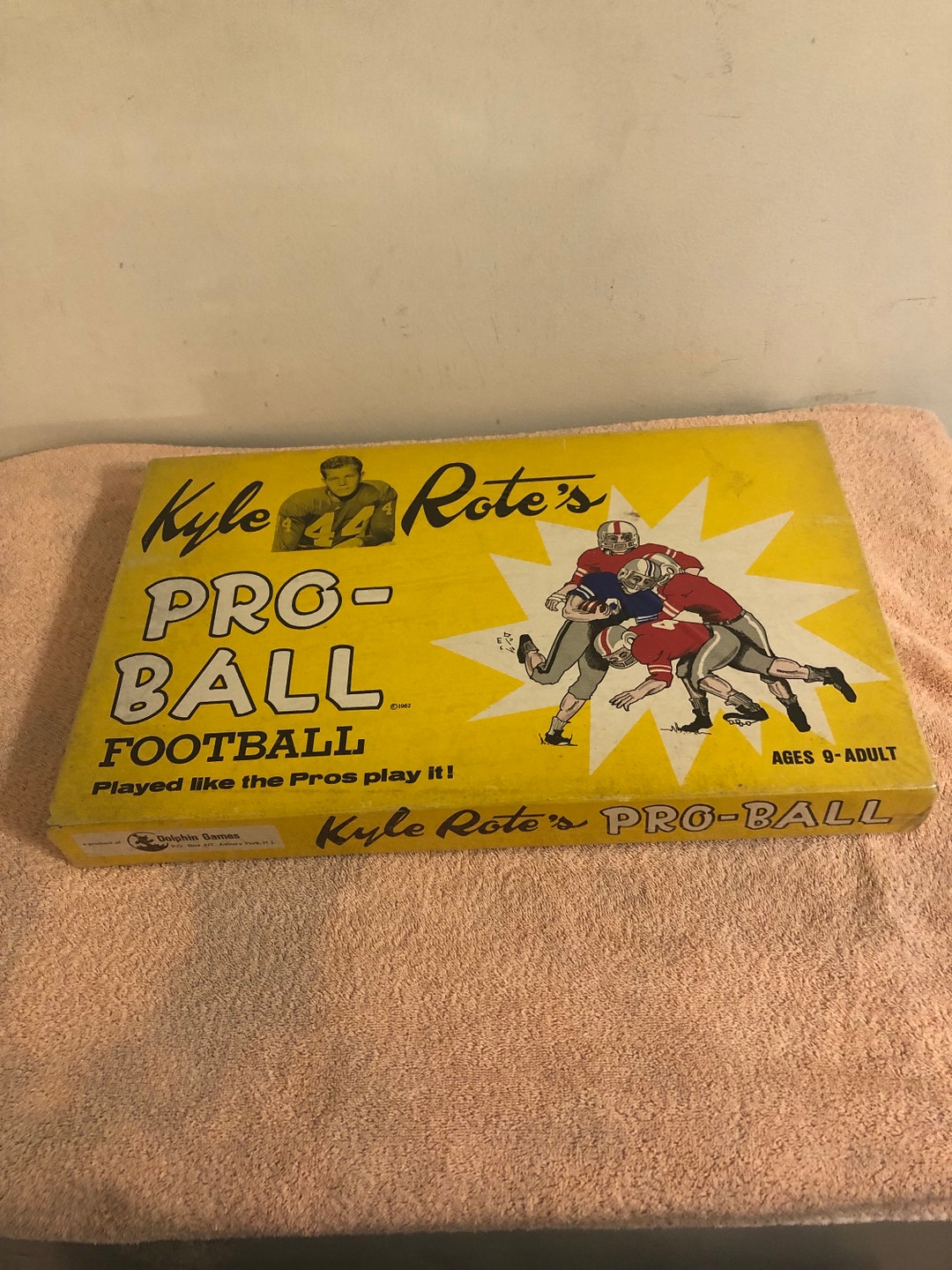 Vintage Kyle Rote's Pro Ball Football Game #11S500 Still Sealed