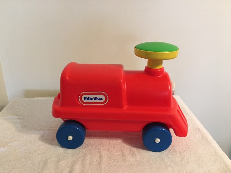 Vintage Little Tikes Ride on Train Engine Etsy
