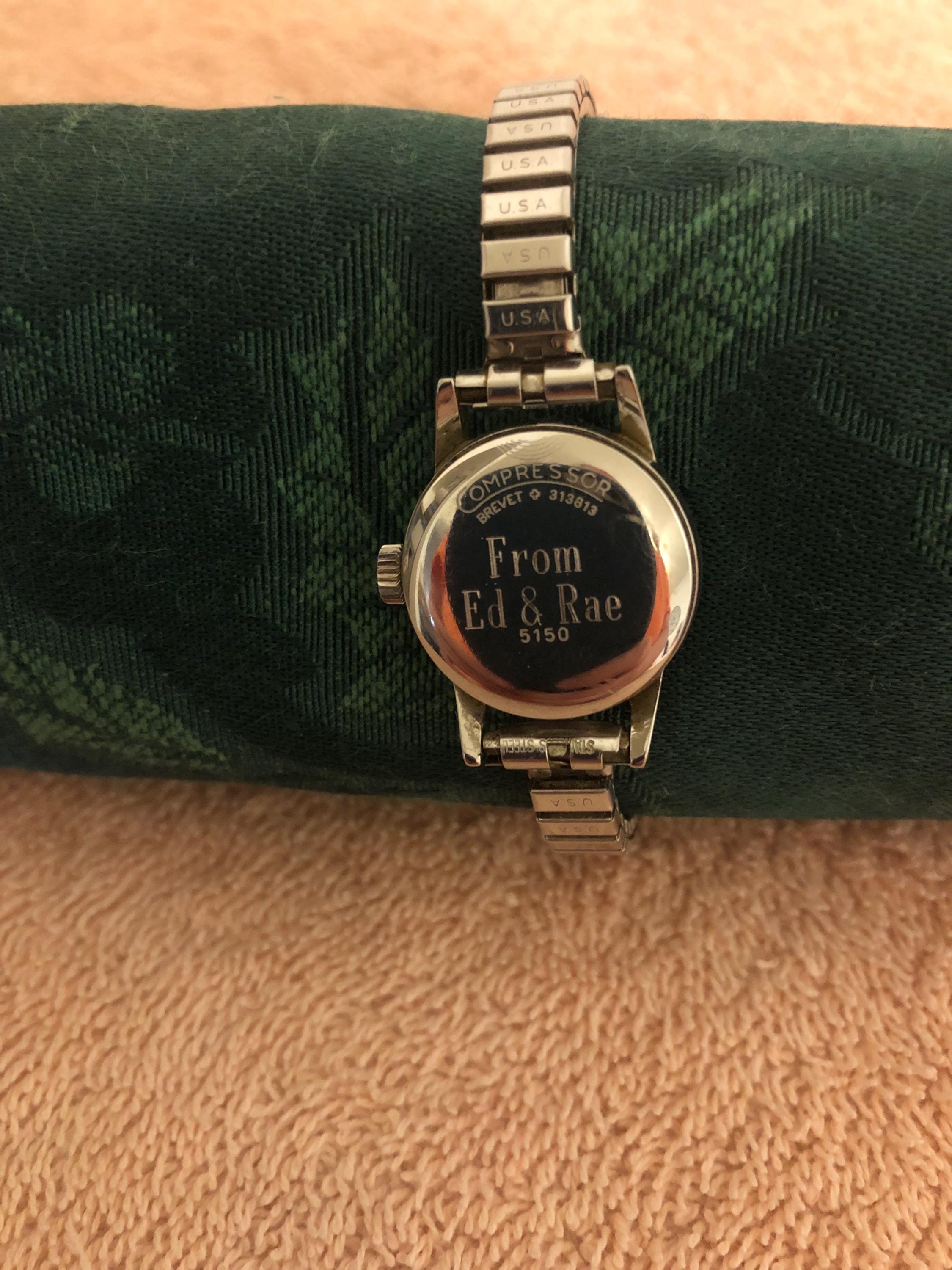Vintage 1950’s Glycine Automatic Compressor Women’s Wristwatch WORKS Vintage 1950 main image 3
