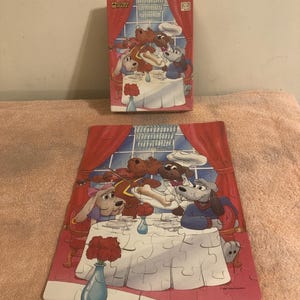 Vintage 1984 Tonka Pound Puppies 63 Piece Puzzle #4629 Complete