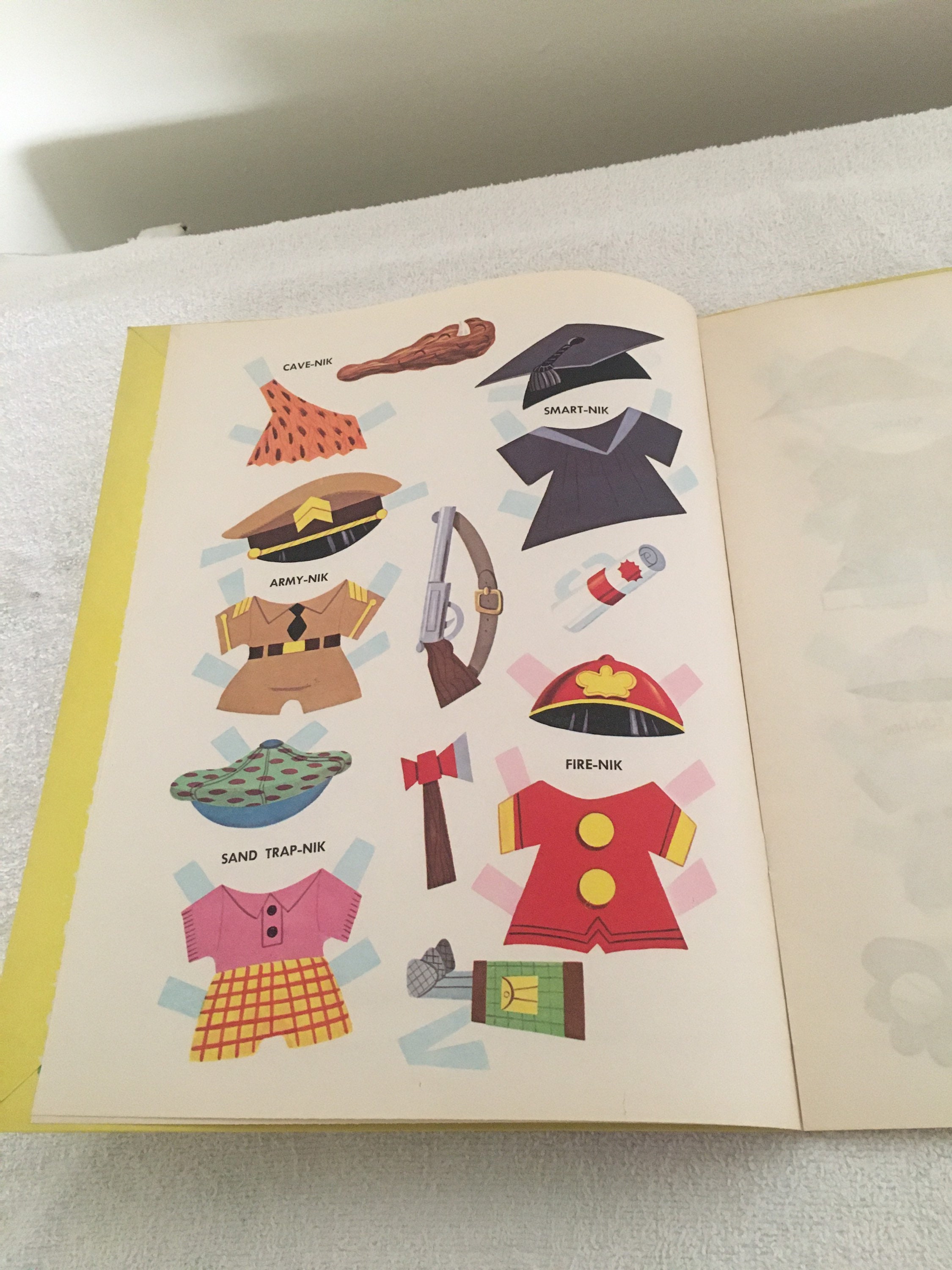1965 Vintage Whitman Wishnik Cut Outs Paper Dolls Uncut Agrohort ipb