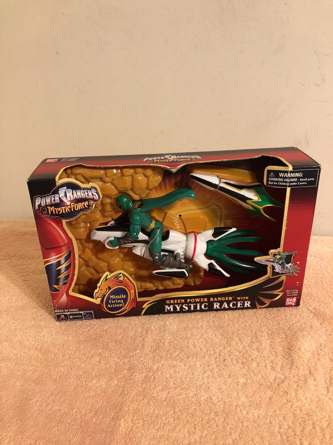 2006 Bandai Mystic Force Green Power Ranger With Mystic Racer #25042 ...
