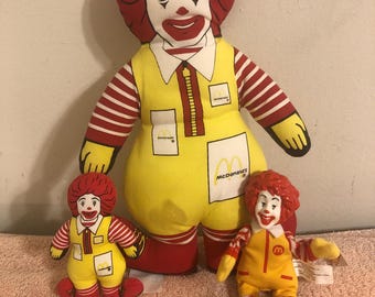 McDonald's Vintage Bendable Ronald McDonald 1988 Happy Meal Toy