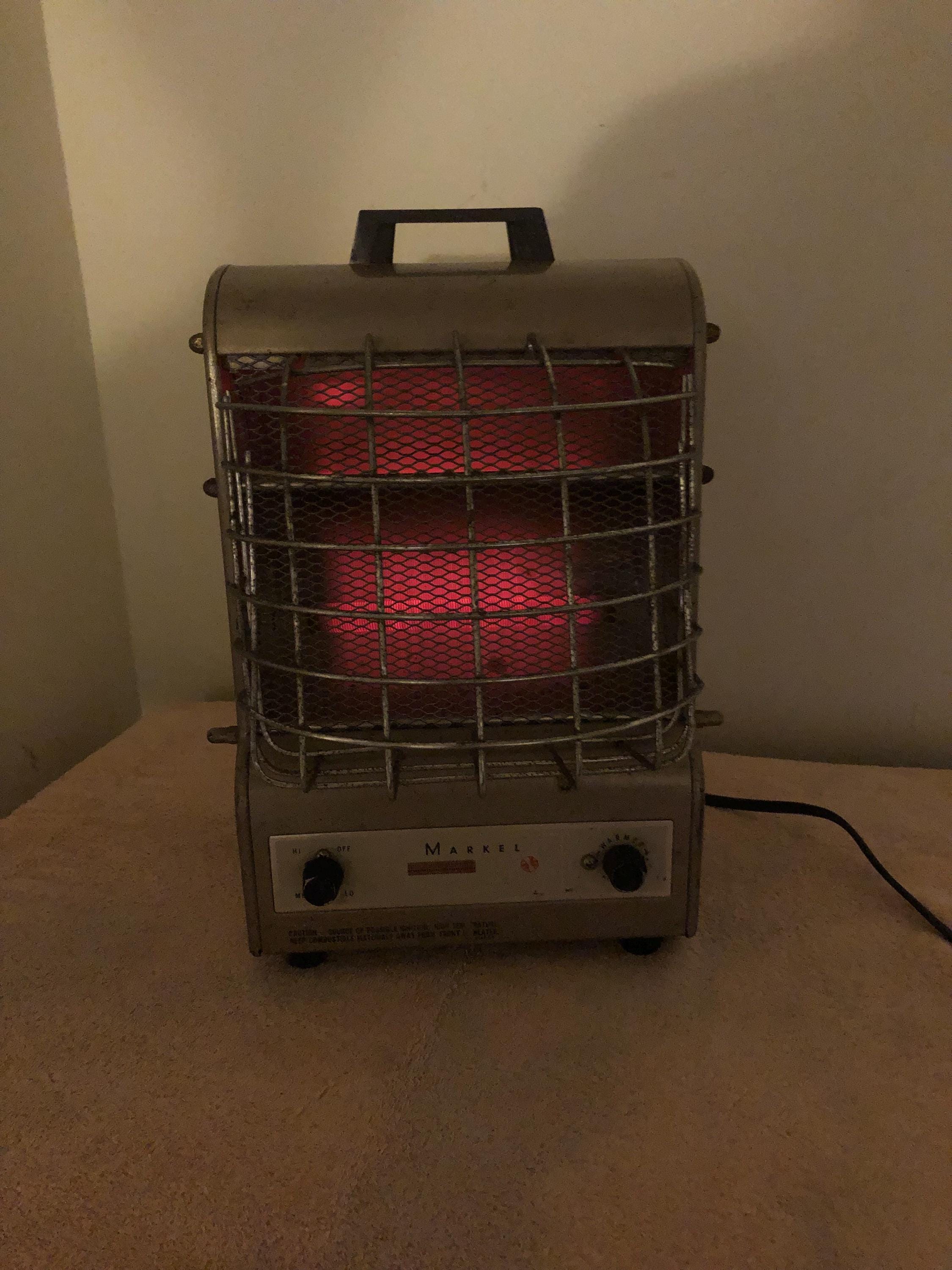 Vintage Markel Neo-glo Element Heater With Fan 3 Settings