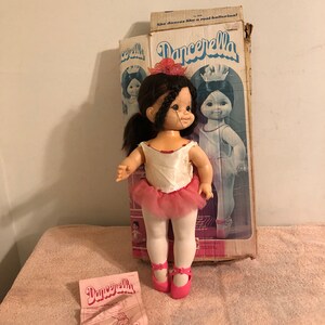 Vintage 1978 Mattel Dancerella Doll 17 Tall 2314 Original Clothing Not Working Etsy