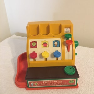 Vintage 1974 Fisher Price Cash Register #926 All Functions Work