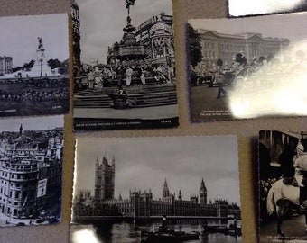 Vintage Lansdowne Publishing Co Ltd London De Luxe Postcards Lot of 9