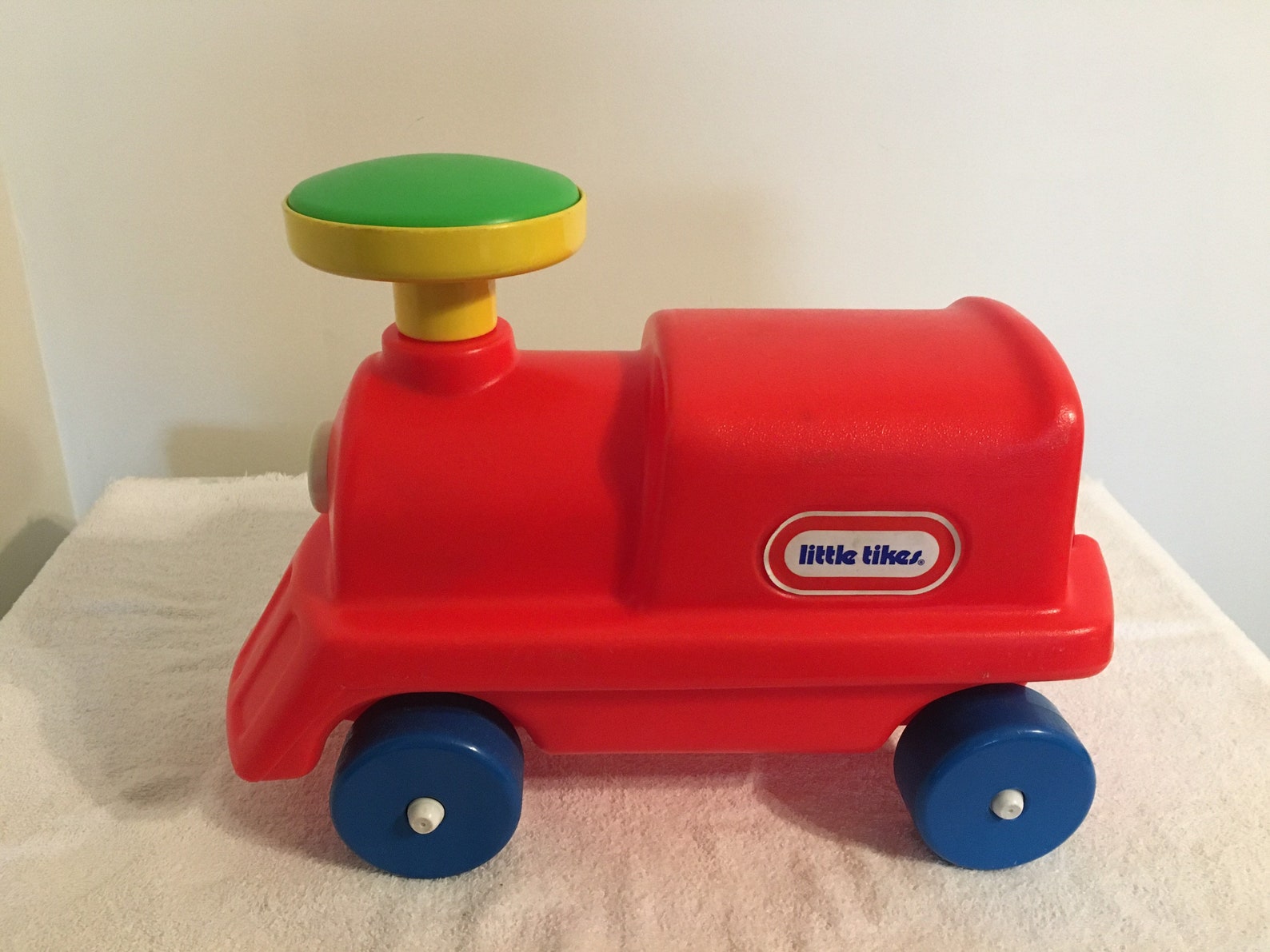 Vintage Little Tikes Ride on Train Engine Etsy