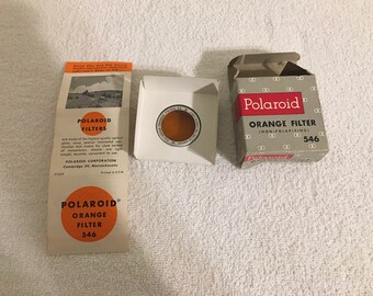 Vintage Polaroid Orange Filter Non Polarizing #546 NIB