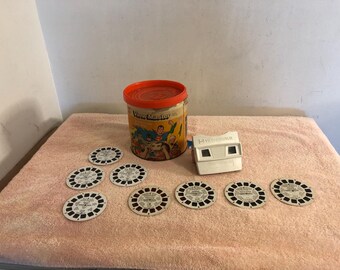 Zestaw upominkowy „Vintage View-Master Good Guys” z brakującymi 3 oryginalnymi rolkami