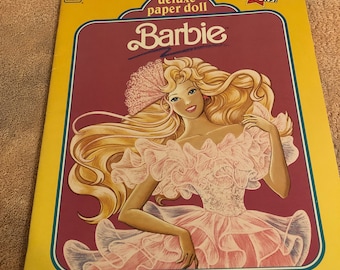 Vintage 1990 Golden Barbie Paper Doll #1690 Uncut Unused