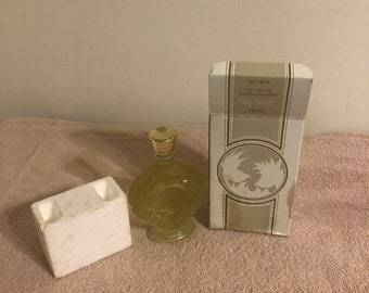 Vintage Avon SSS Bath Oil Love Song Frosted Glass Bottle 6oz New Old Stock