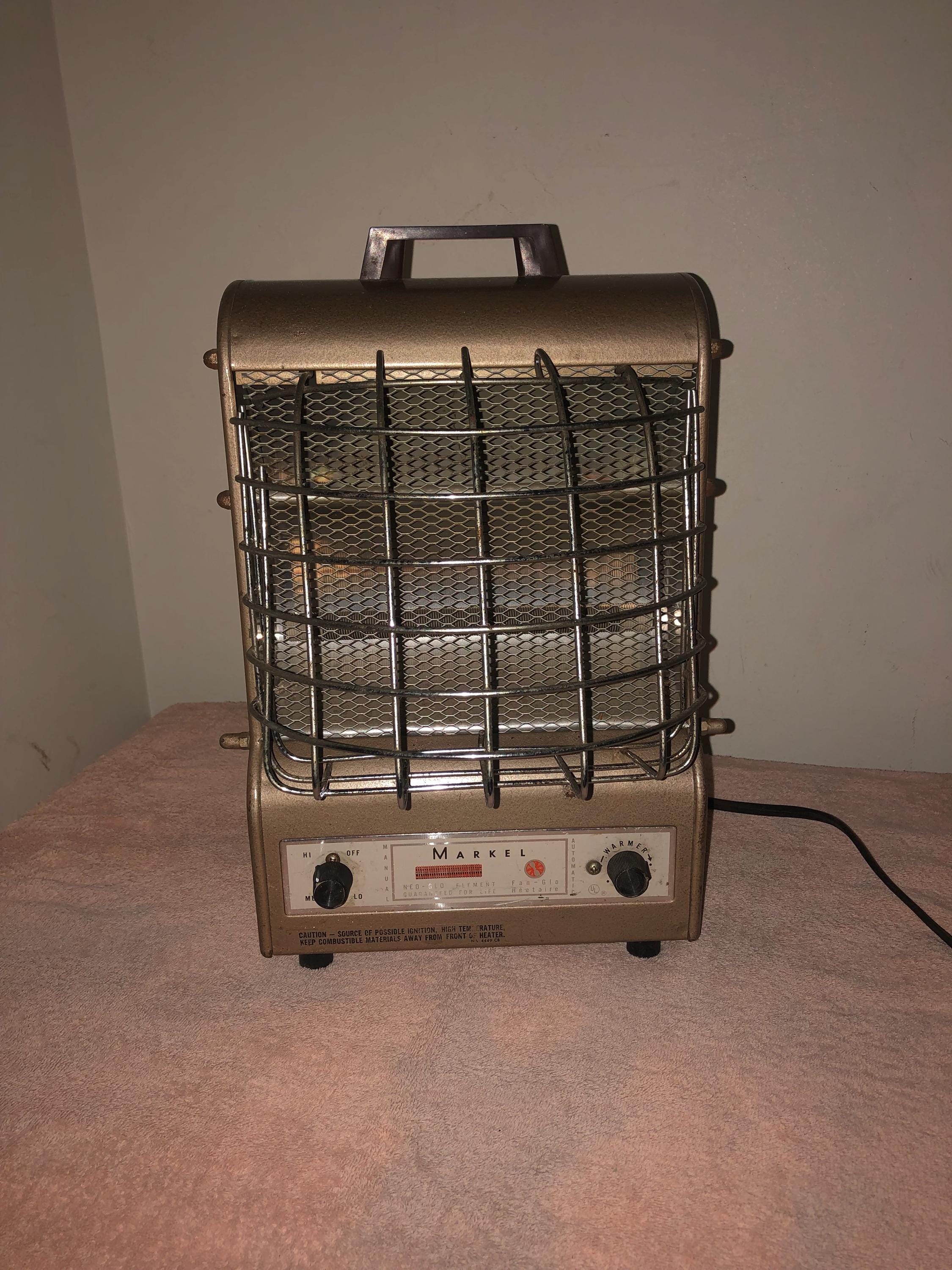 ストーブ Scovill Markel Nulone Fan-Glo Heater ストーブ Scovill Markel Nulone Fan-Glo Heater Vintage Fan