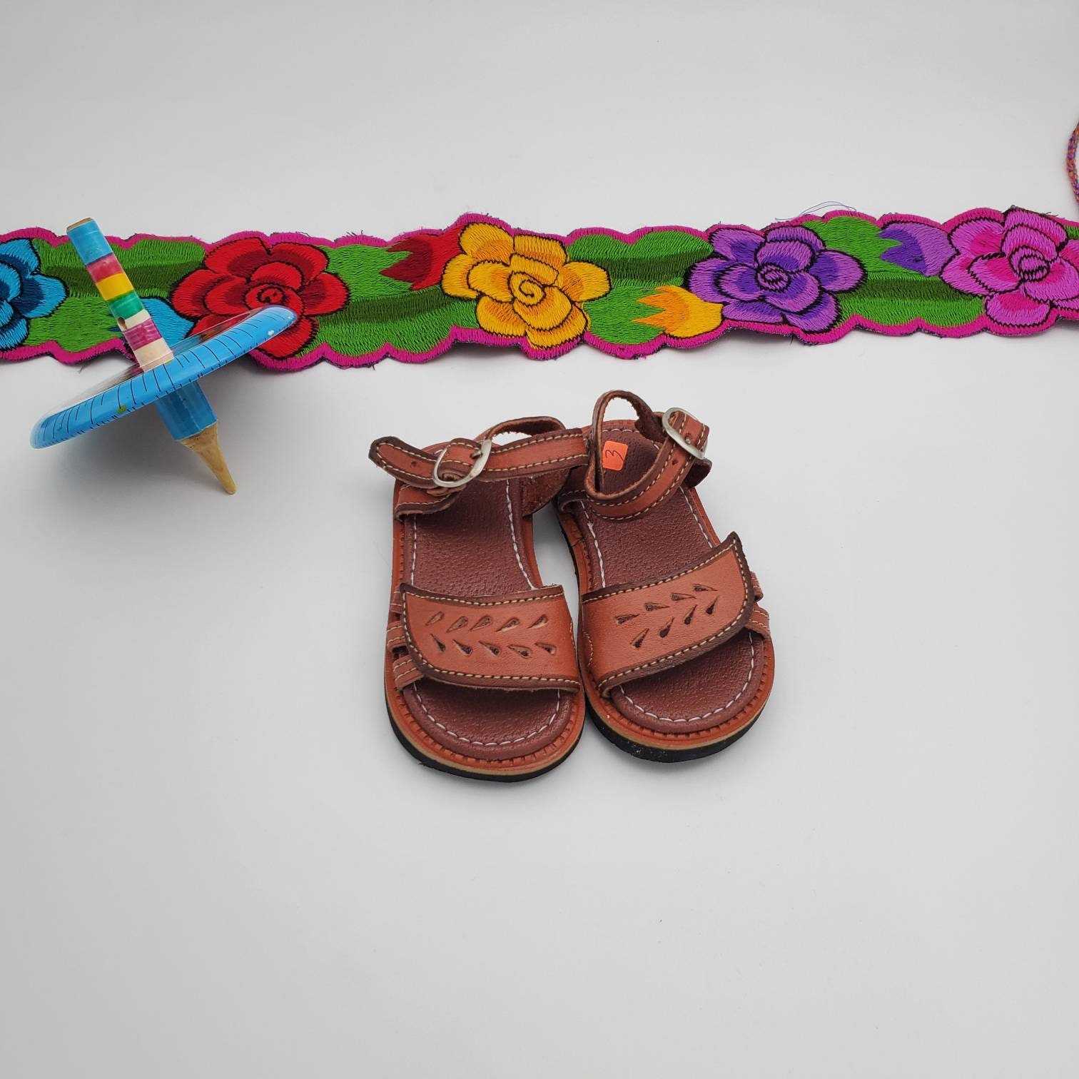 mexican huaraches for baby girl