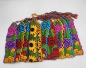 Girl 39 s Mexican Embroidered Belt. Embroidered Mexican Sash for Girls.