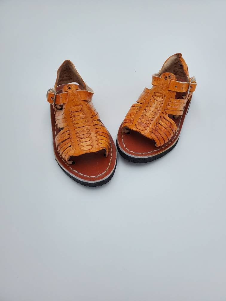 Baby/Toddler Boy Mexican Huarache. Baby Boy Pachuco Sandal.