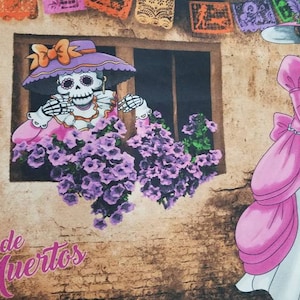 Day of The Death Tablecloth Option2