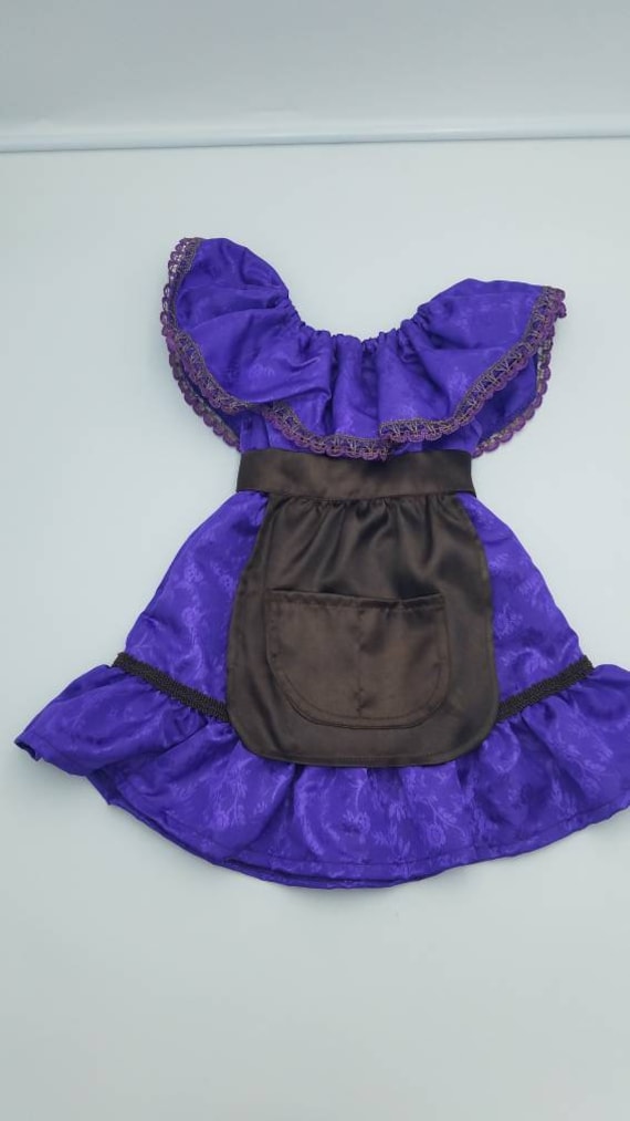 purple mexican dress