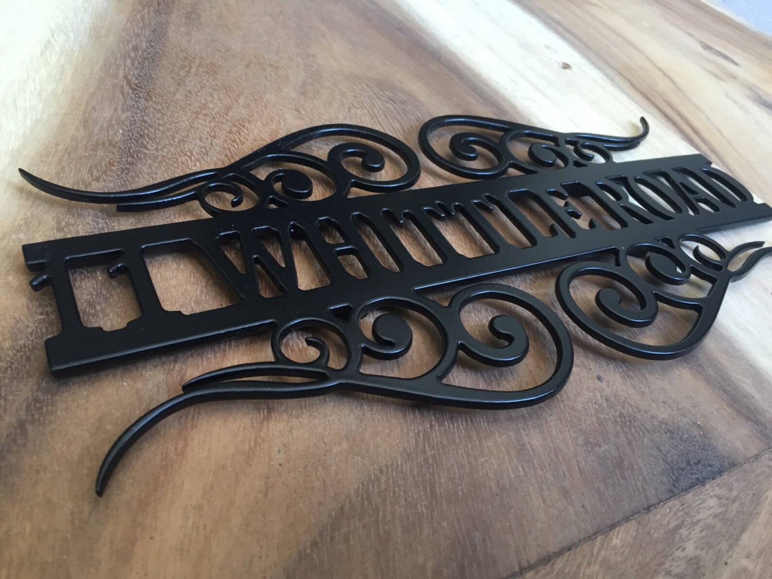 Decorative Scroll House Sign/nameplate Etsy UK