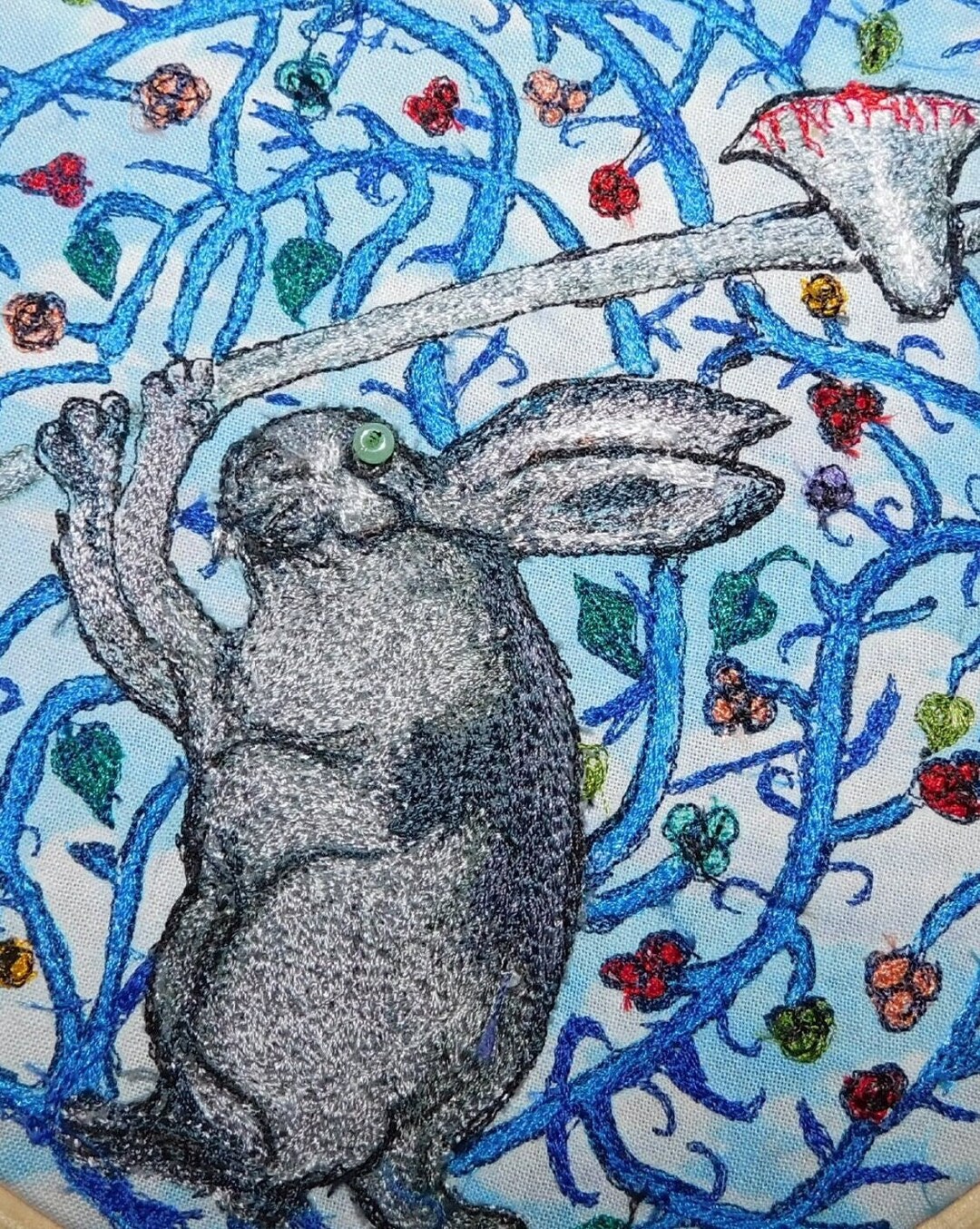 Medieval Murder Axe Rabbit Hand Made One off Thread Sketched Bizarre ...