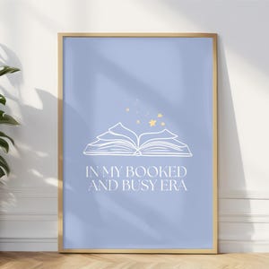 Book Lover Wall Art Book Club Print Cute Bookish Poster Reading Quote Wall Art Gift for Book Lovers Bookish Wall Print Book Art