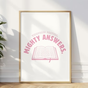 Christian Poster Whispered Prayers Bible Art Print Faith Gift Spiritual Wall Art Scripture Decor Minimalist Religious Quote Print