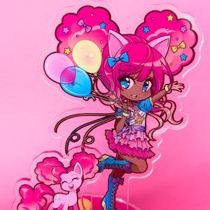 Pinkie Pie (Black Ver.) - 4&quot; Double-sided Acrylic Standee