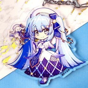 Snow Miku 2021 3.5" Acrylic Charm (Double Sided)