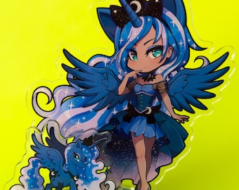 Princess Luna - 4" Double-sided Acrylic Standee