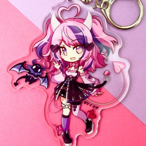 Vtuber - Ironmouse 3.5&quot; Acrylic Charm (Double Sided)
