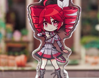 Kasane Teto SynthV - 3" Rounded Acrylic Keychain