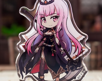 Mori Calliope - 3" Rounded Acrylic Keychain