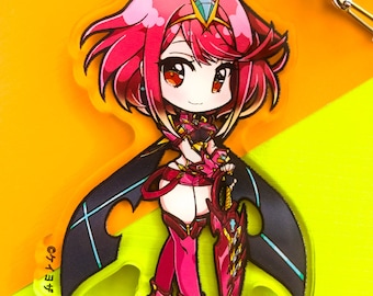 Pyra 3.5&quot; Acrylic Charm (Double Sided)
