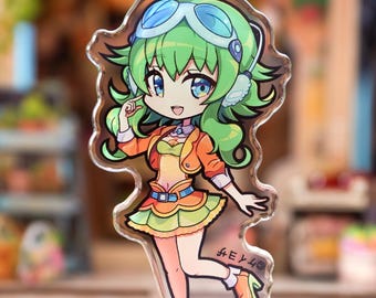GUMI SynthV - 3" Rounded Acrylic Keychain